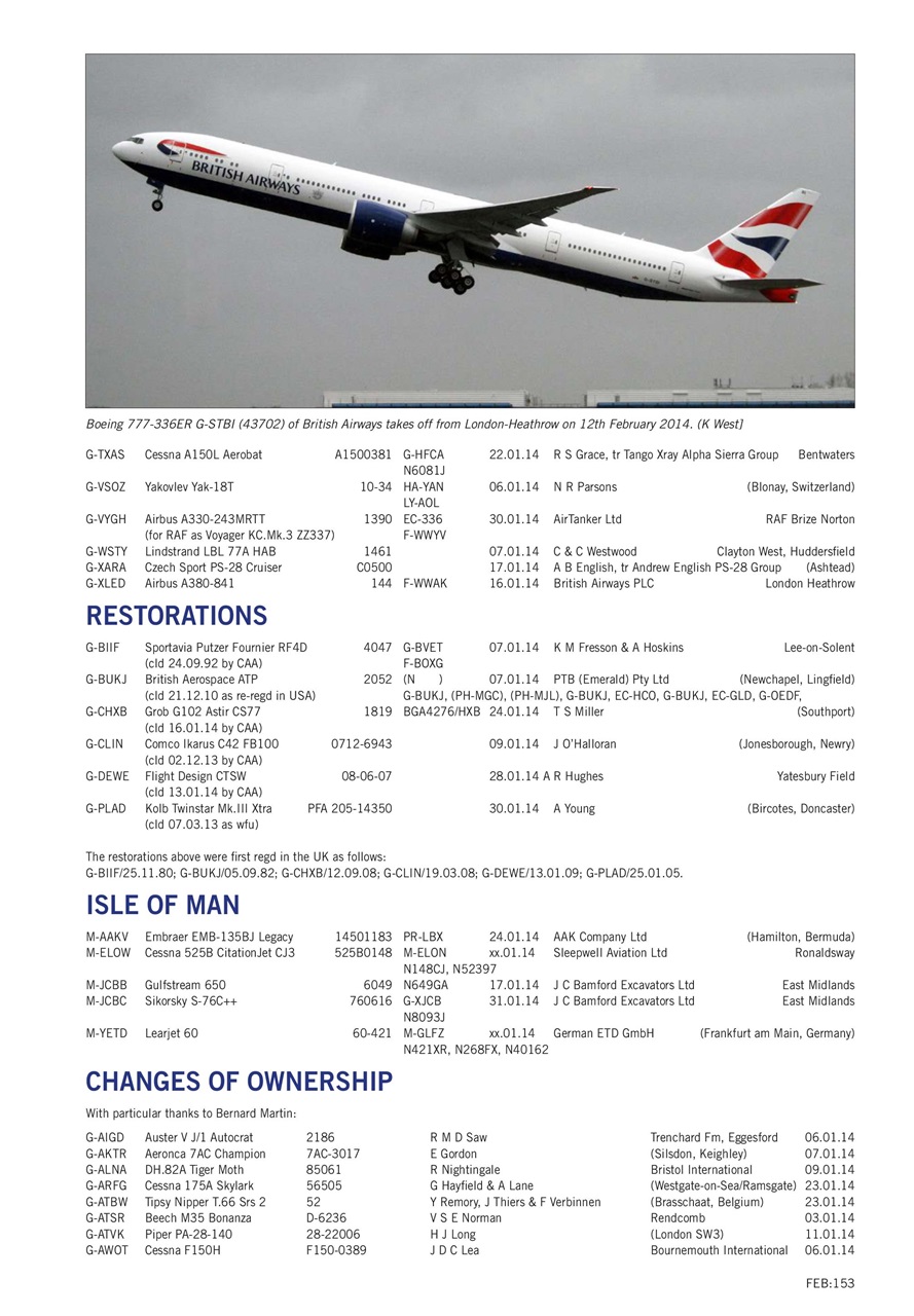 Air Britain News Preview Pages