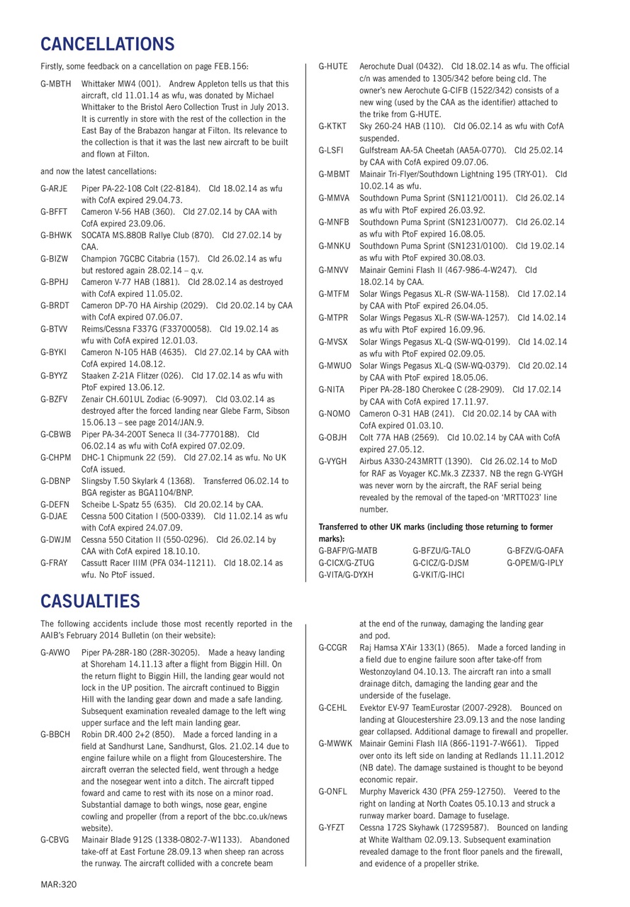 Air Britain News Preview Pages