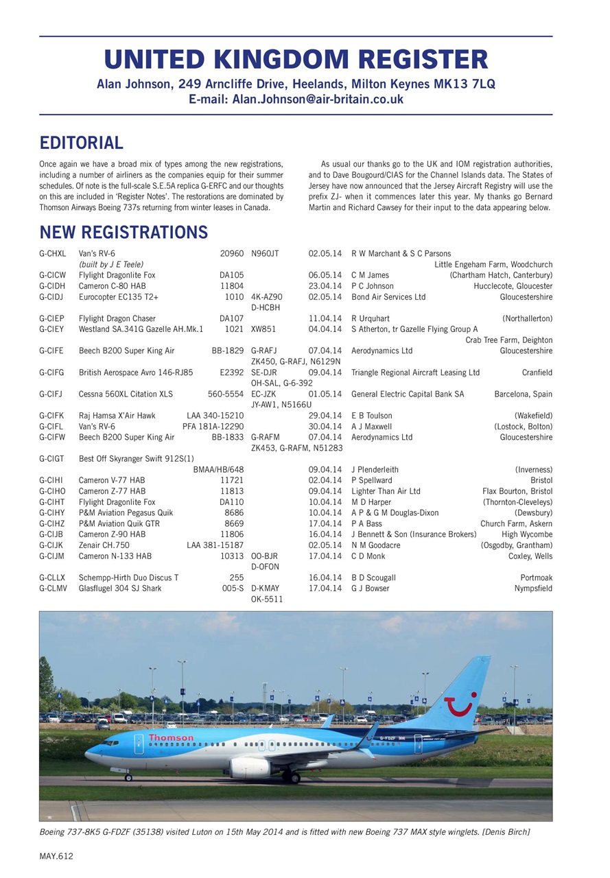 Air Britain News Preview Pages