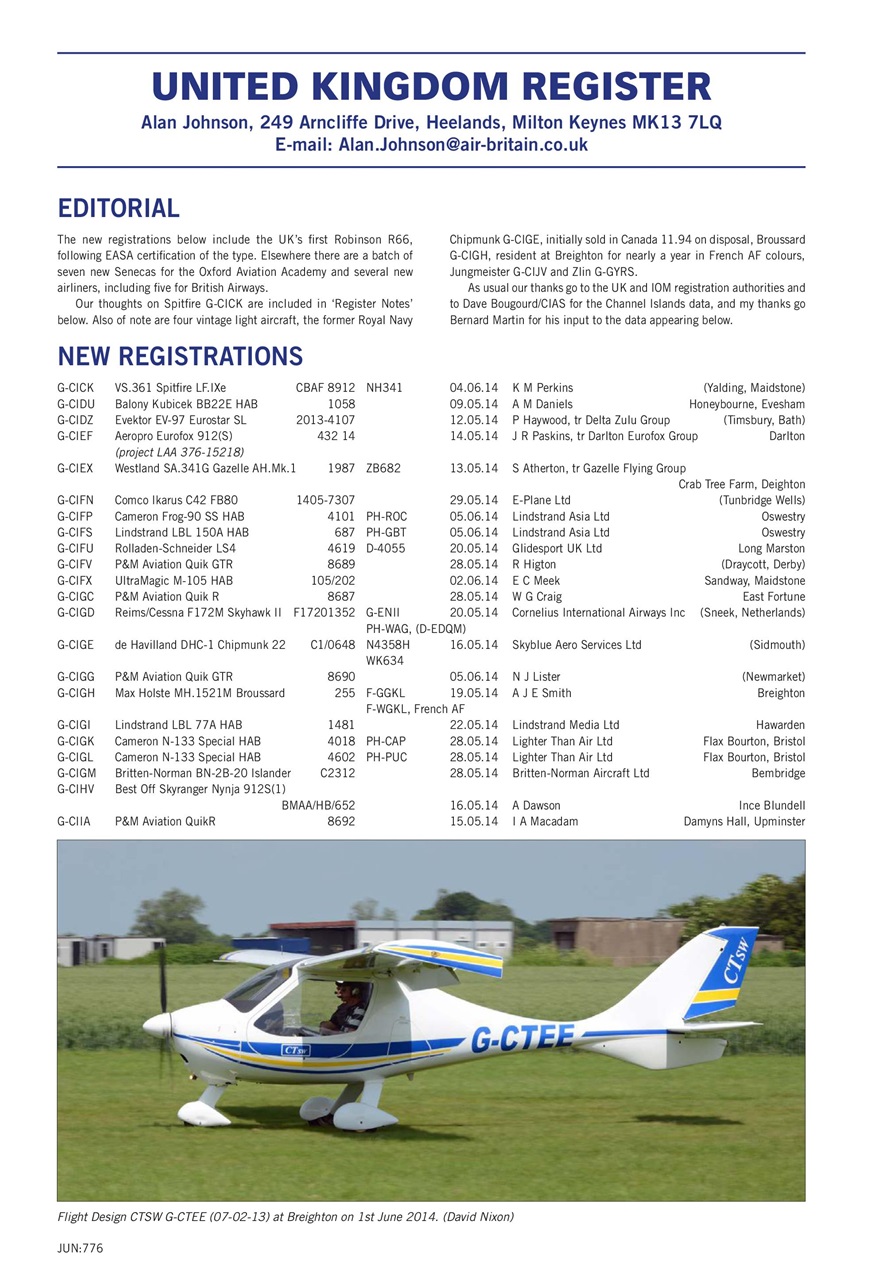 Air Britain News Preview Pages