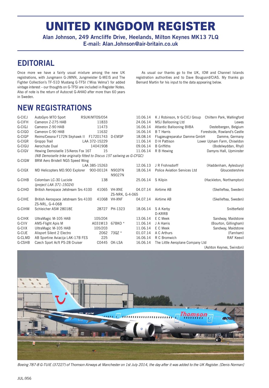 Air Britain News Preview Pages