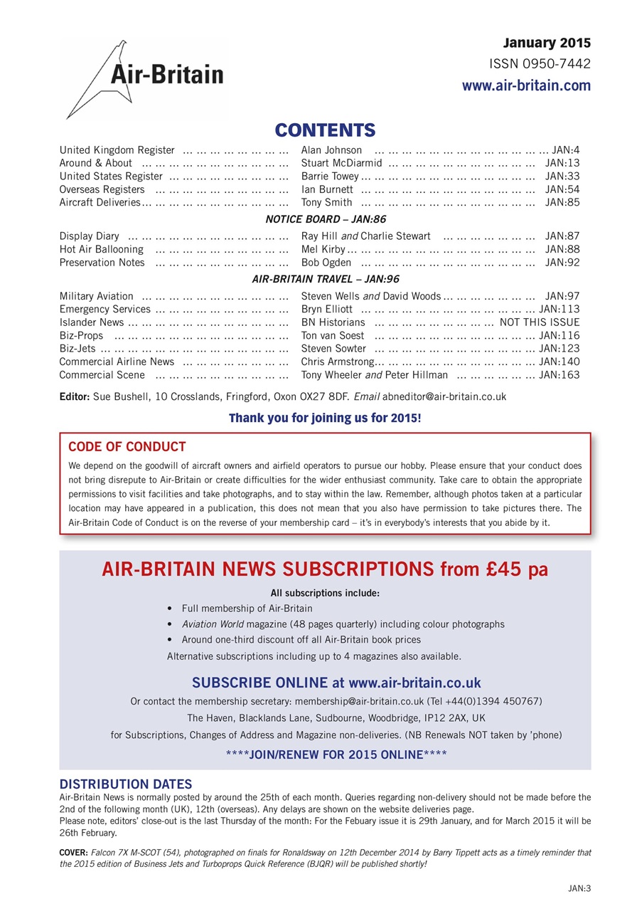 Air Britain News Preview Pages
