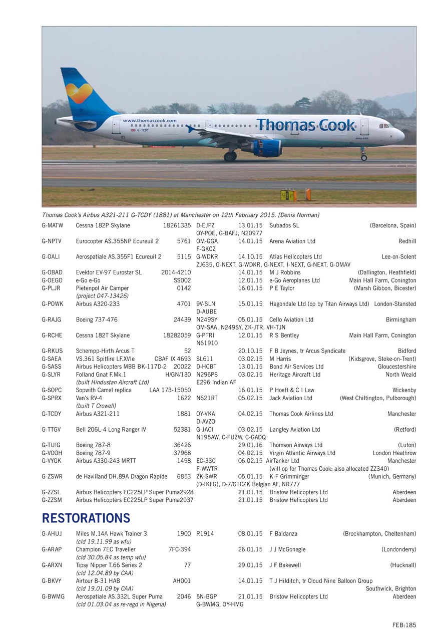 Air Britain News Preview Pages