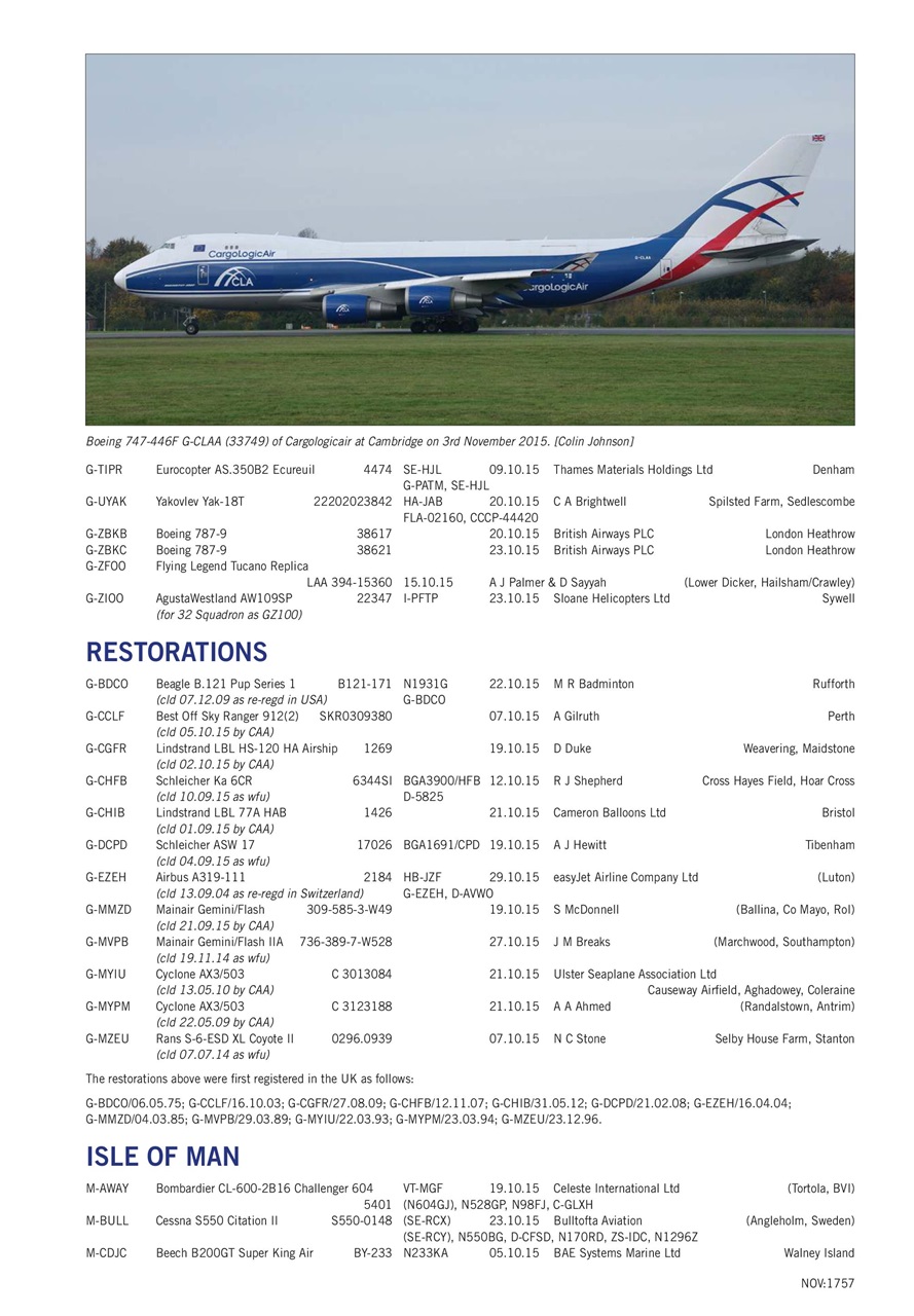 Air Britain News Preview Pages