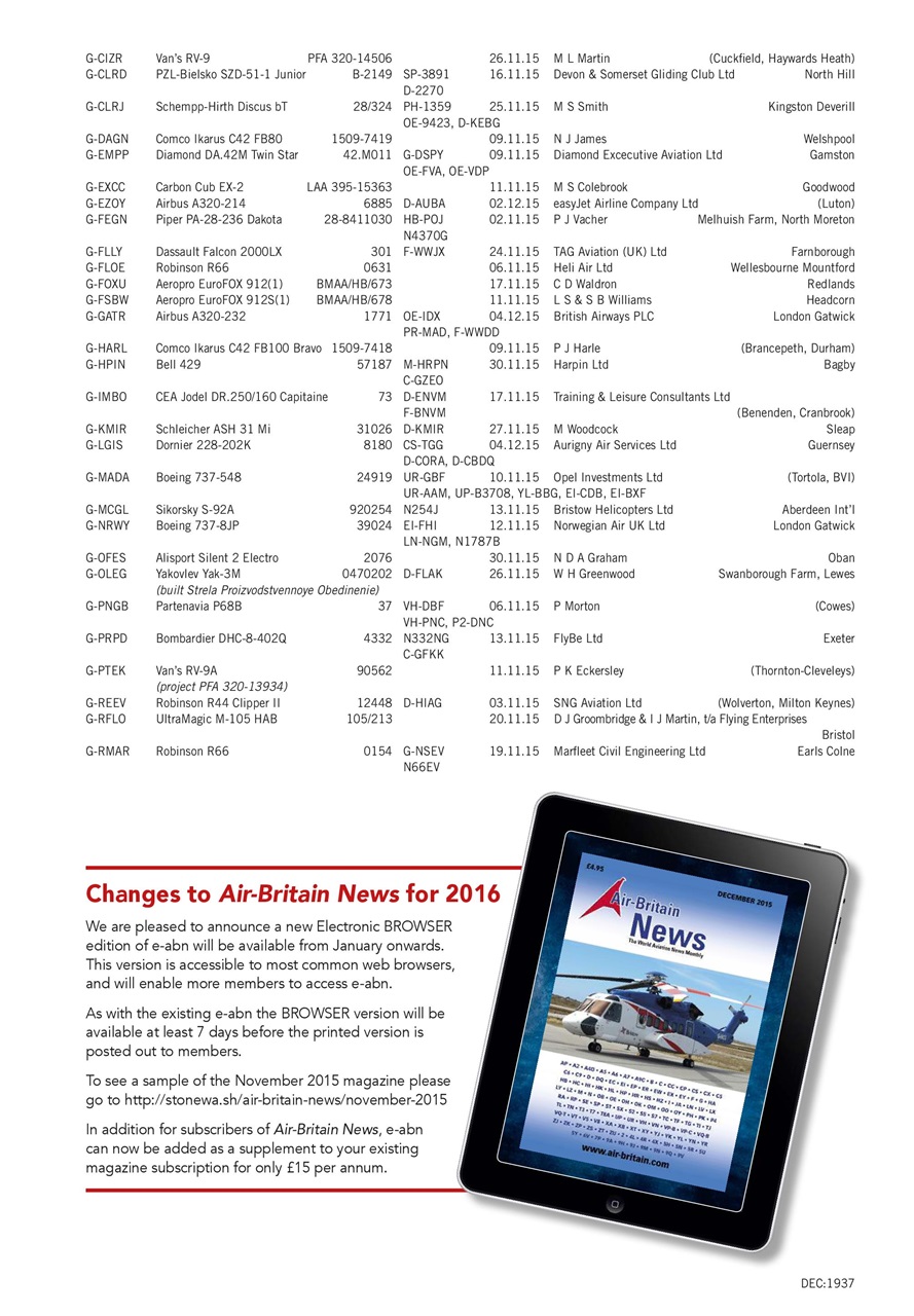 Air Britain News Preview Pages