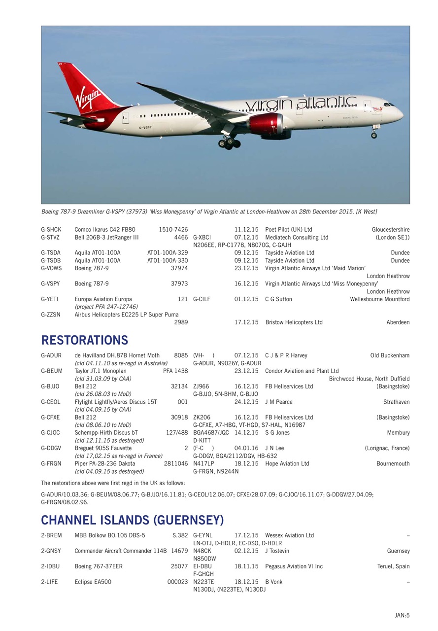 Air Britain News Preview Pages