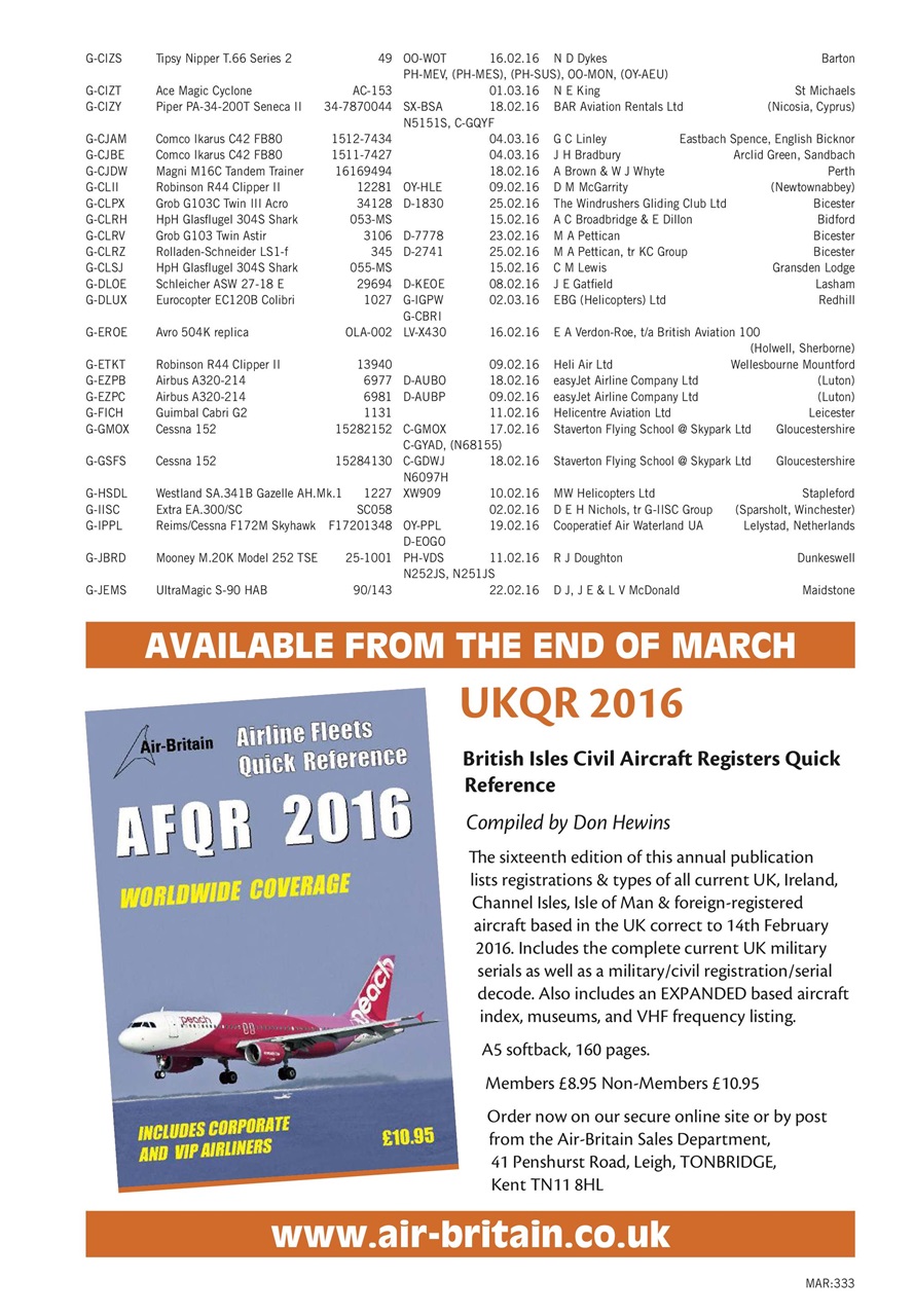 Air Britain News Preview Pages