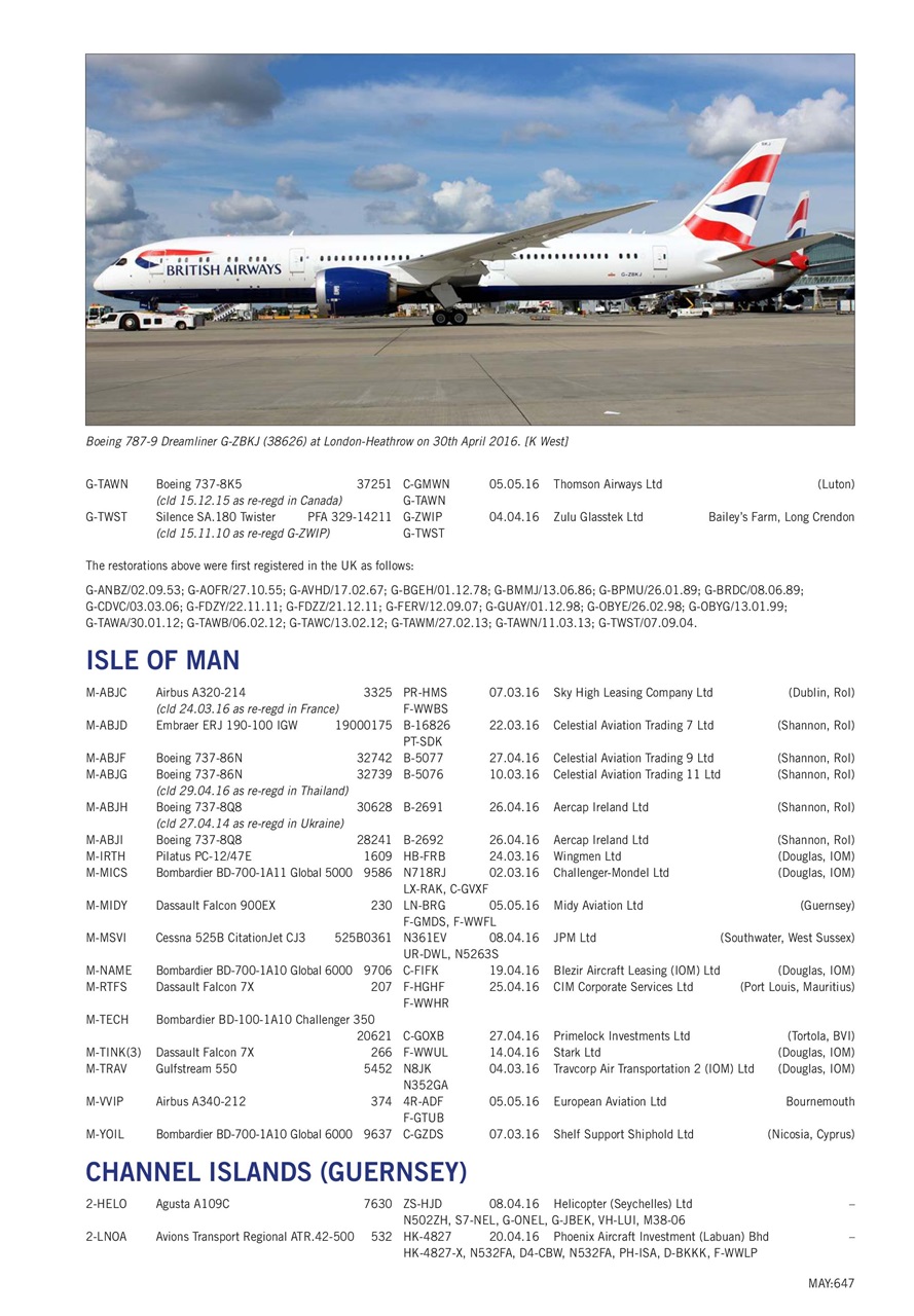 Air Britain News Preview Pages