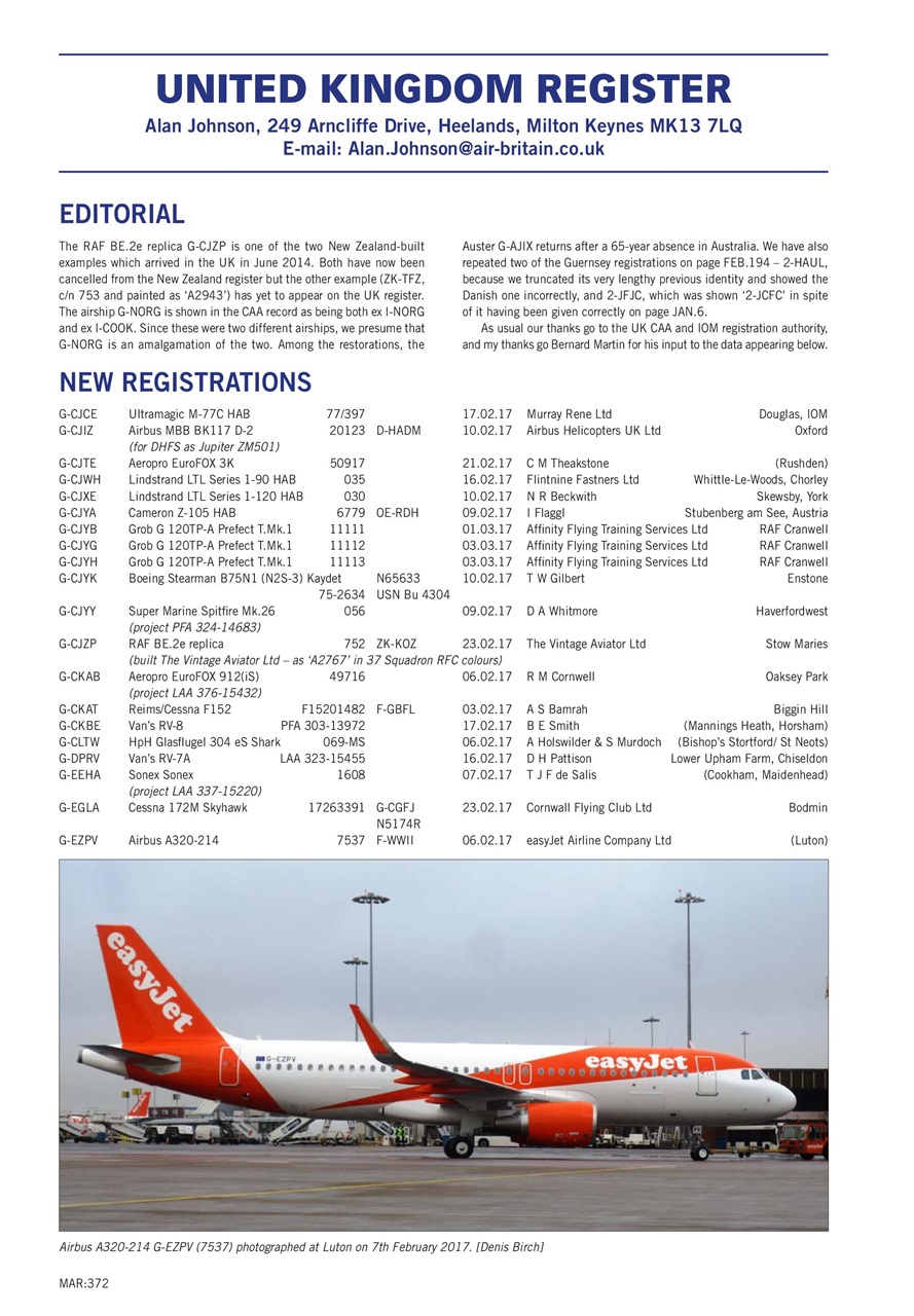 Air Britain News Preview Pages