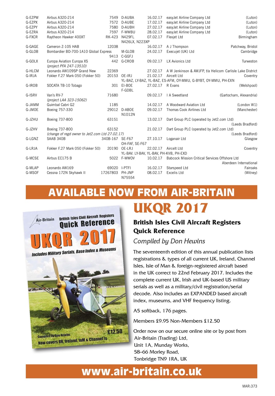 Air Britain News Preview Pages