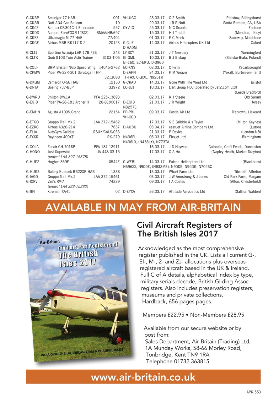 Air Britain News Preview Pages