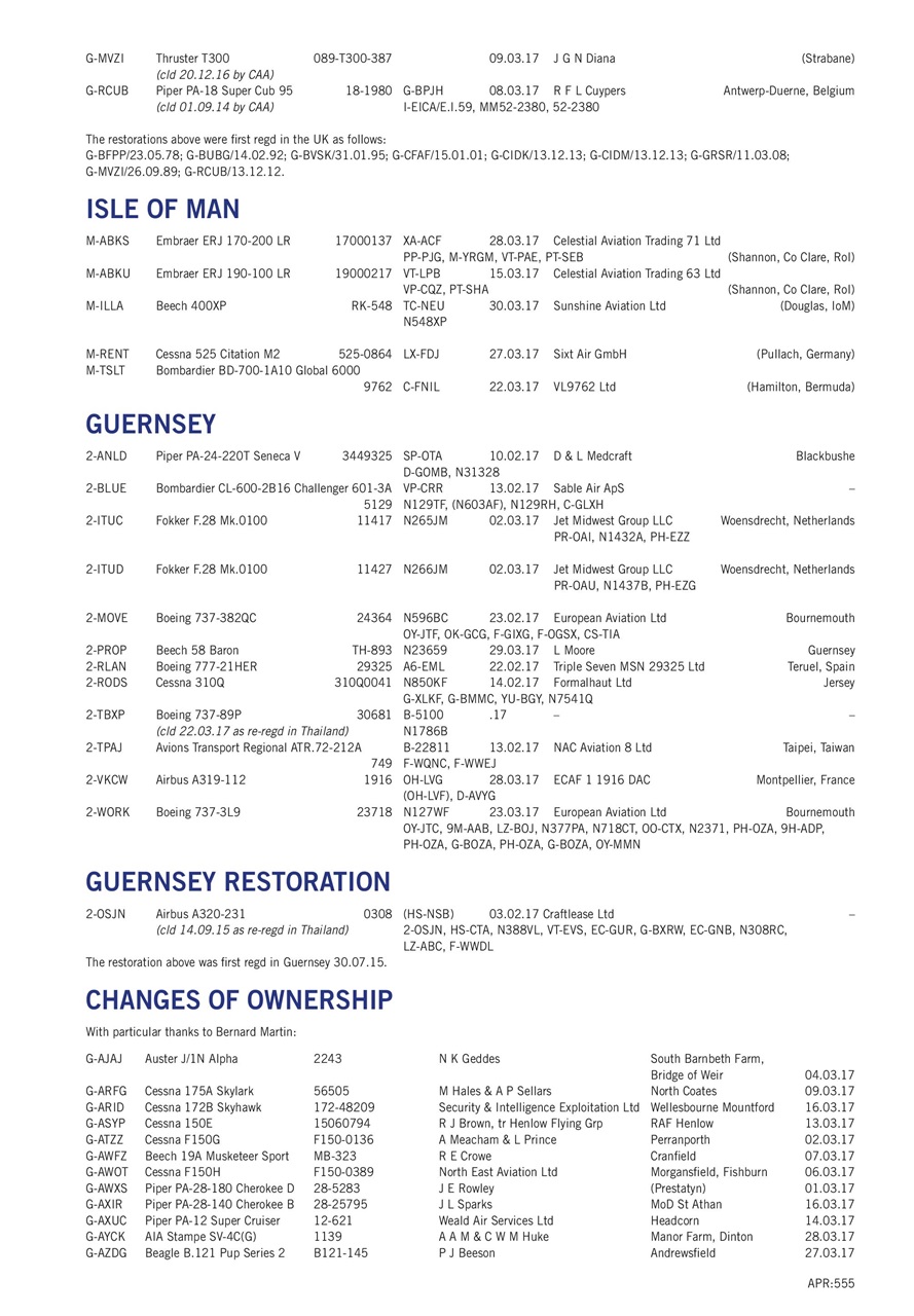 Air Britain News Preview Pages