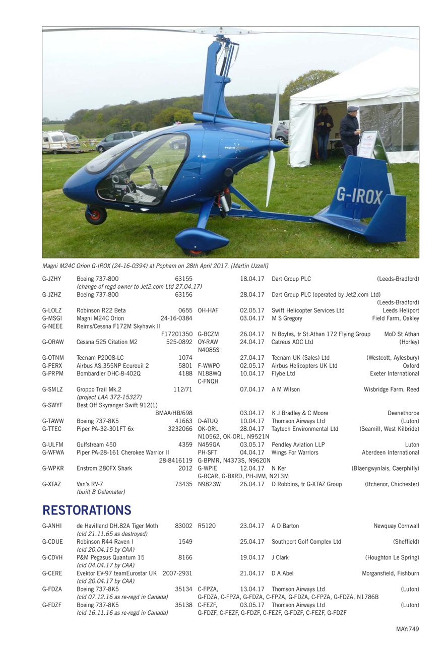 Air Britain News Preview Pages