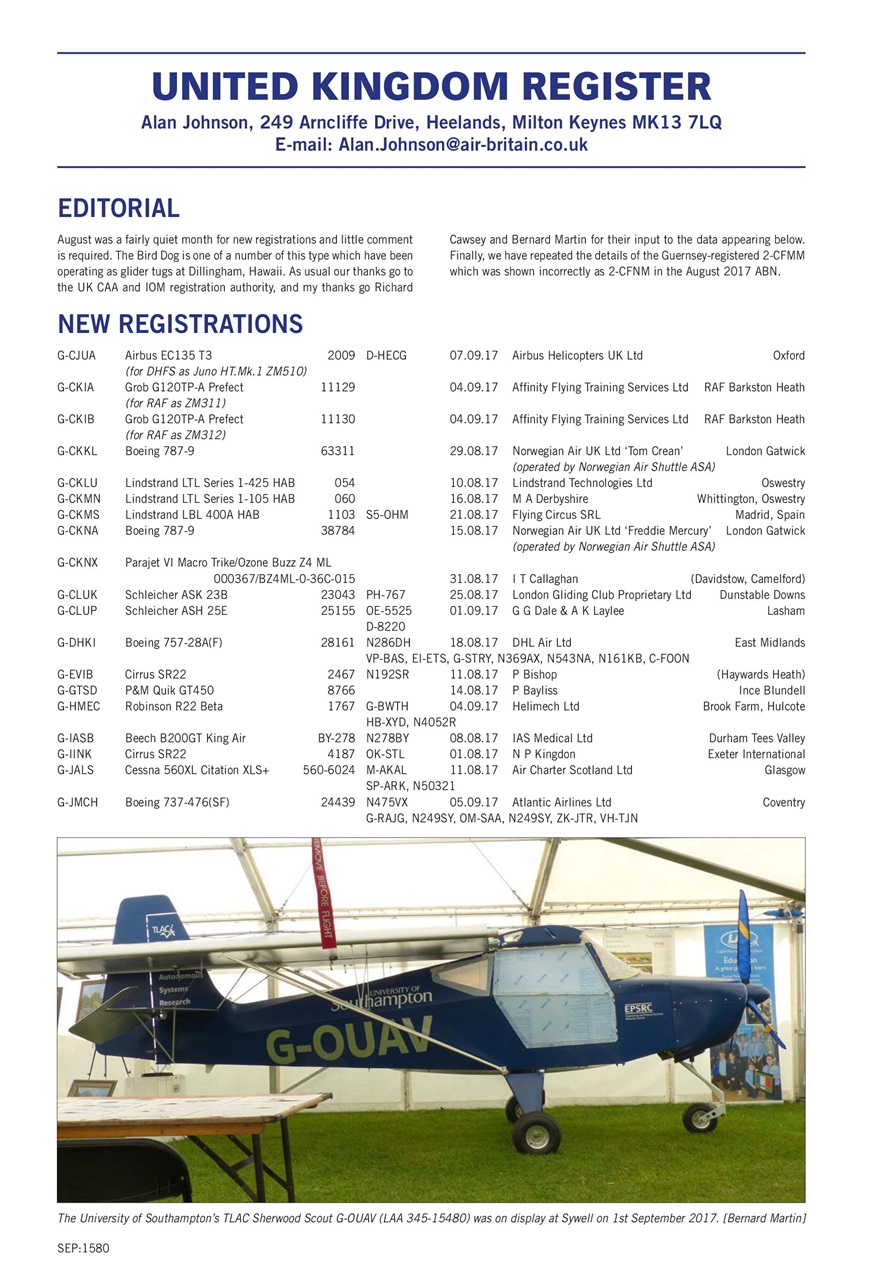 Air Britain News Preview Pages