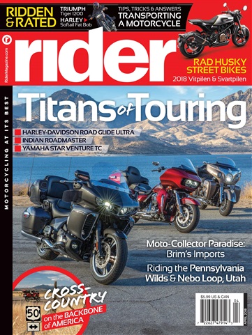Rider Magazine issue April 2018