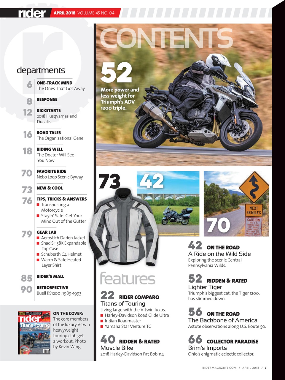 Rider Magazine Preview Pages