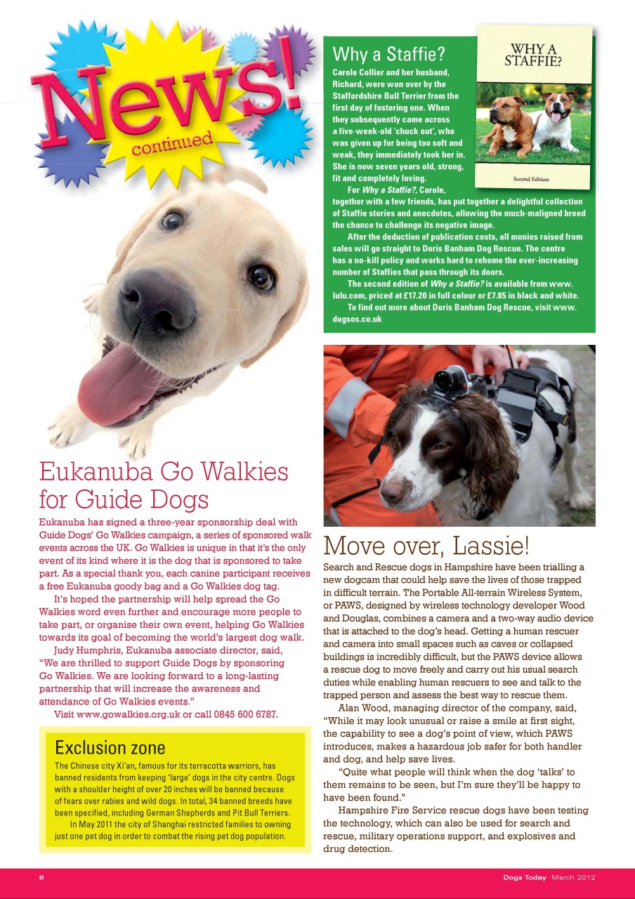 Dogs Today Magazine Preview Pages