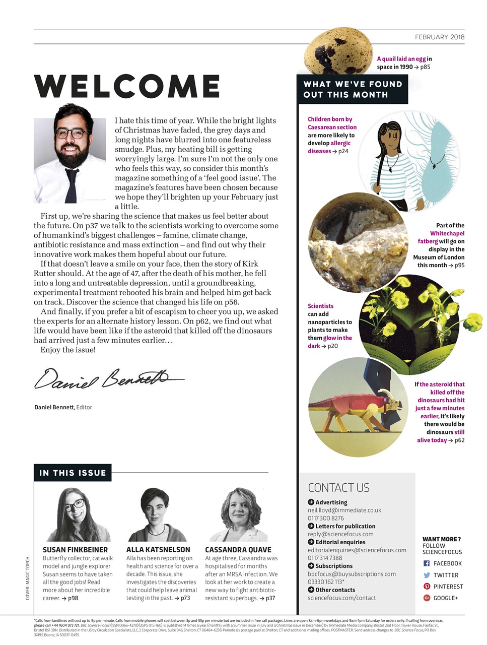 BBC Science Focus Magazine Preview Pages