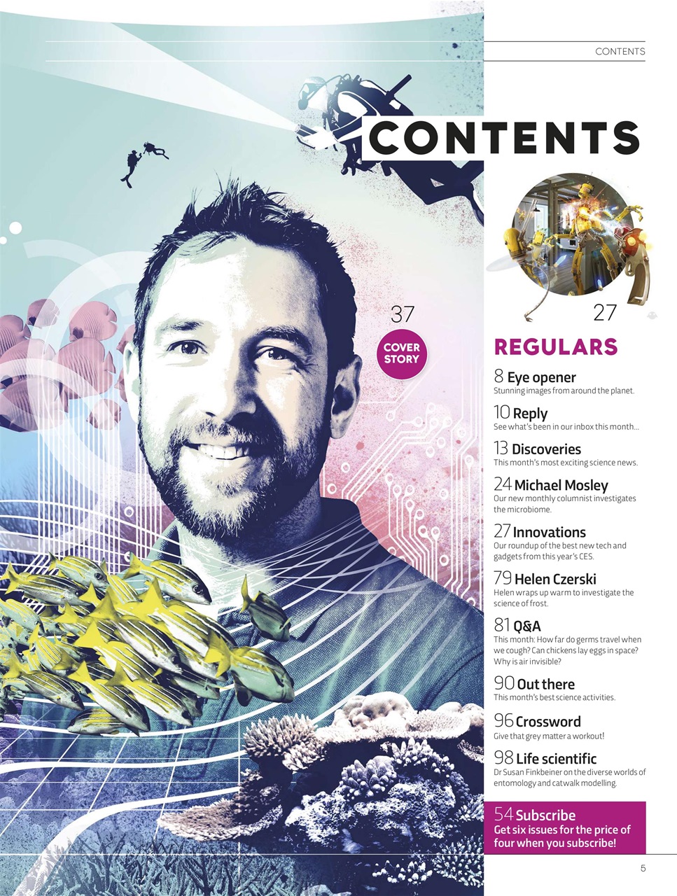 BBC Science Focus Magazine Preview Pages