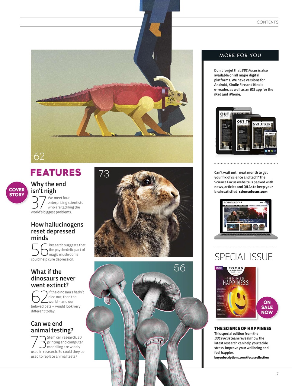 BBC Science Focus Magazine Preview Pages