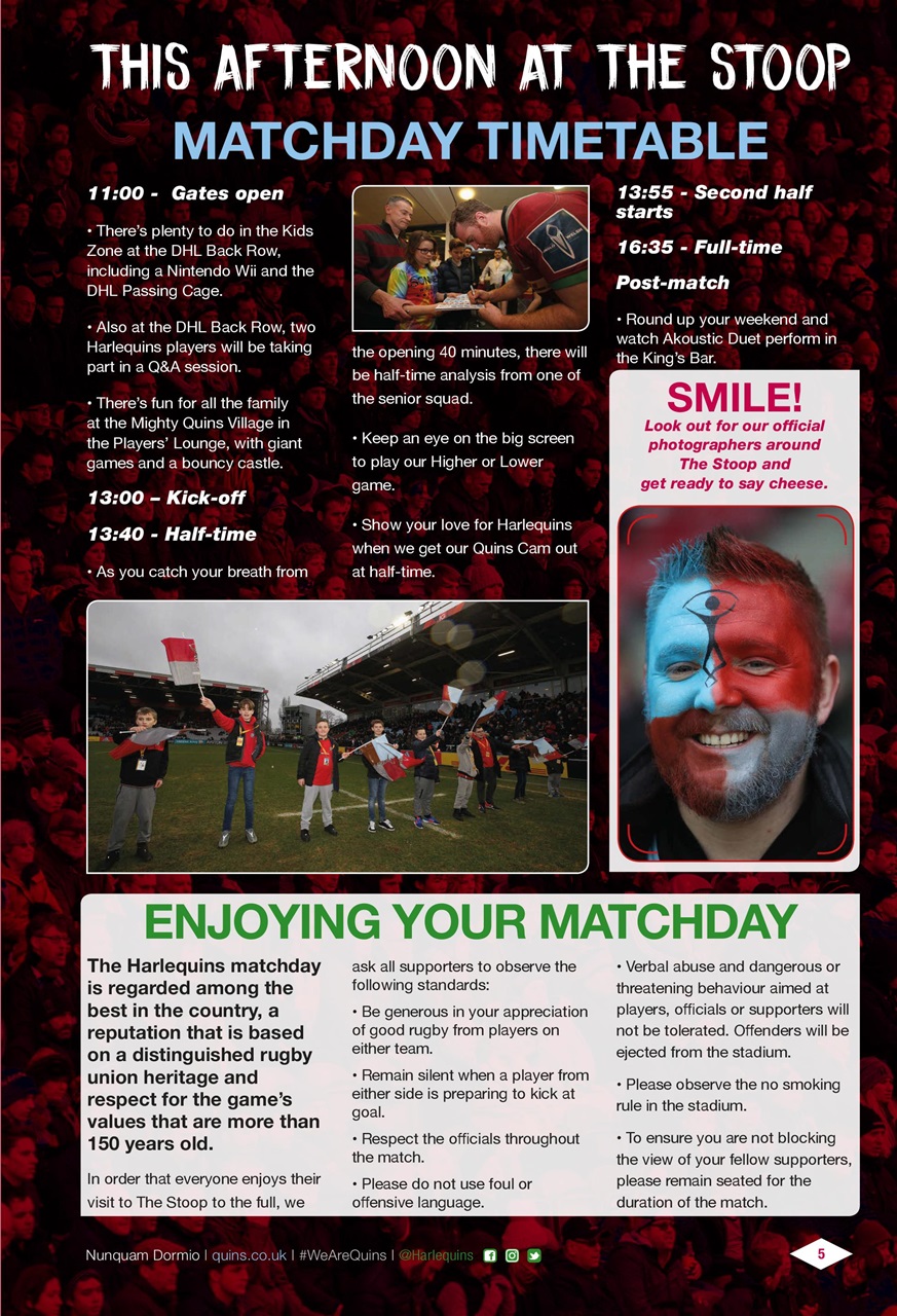 Harlequins Preview Pages