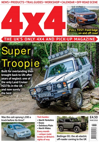 Overlander 4X4 issue March 2018