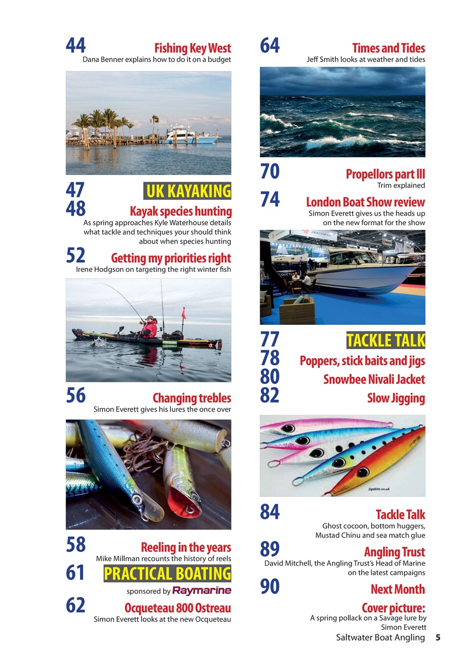 Saltwater Boat Angling Preview Pages