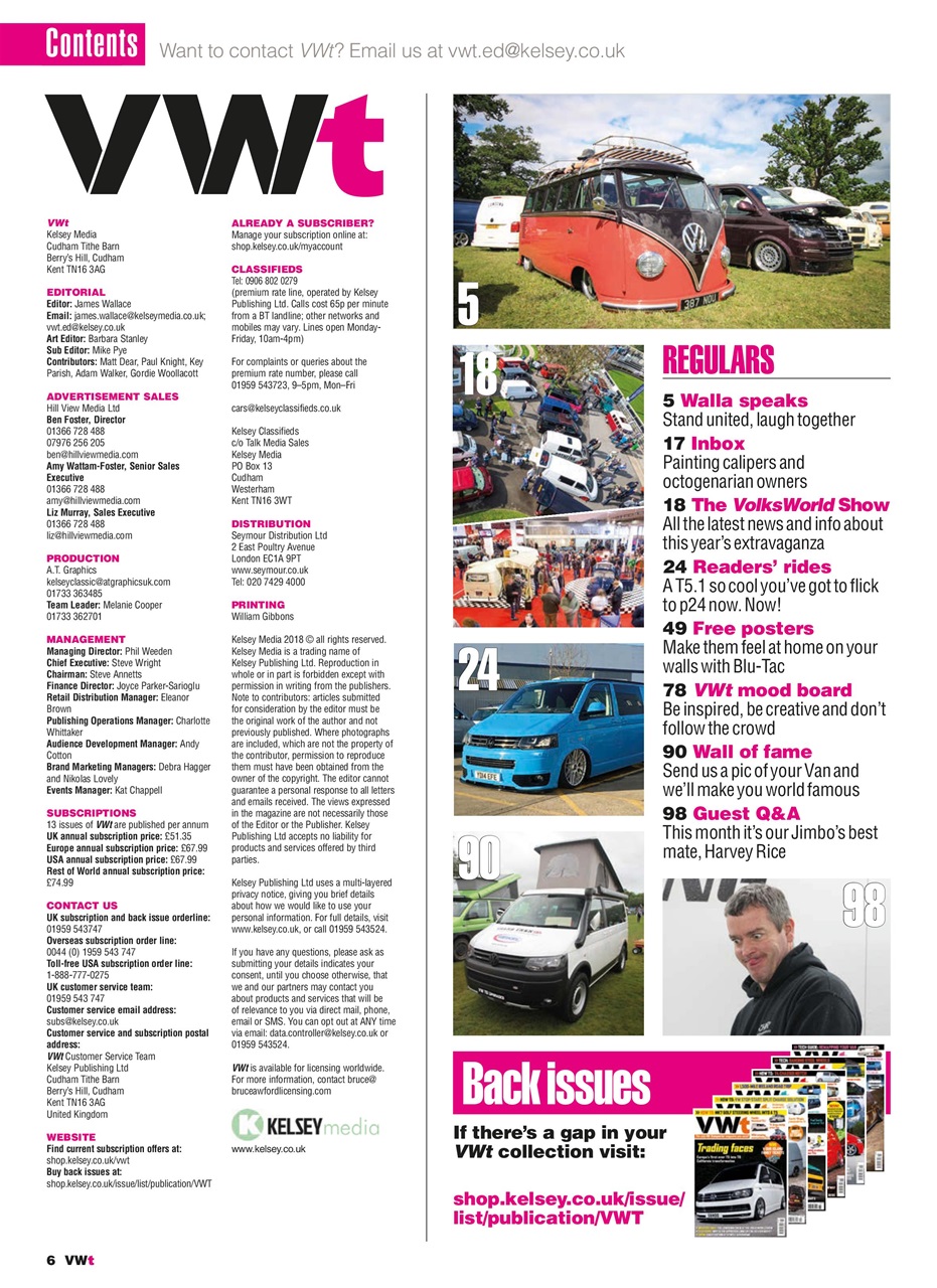 VWt Magazine Preview Pages