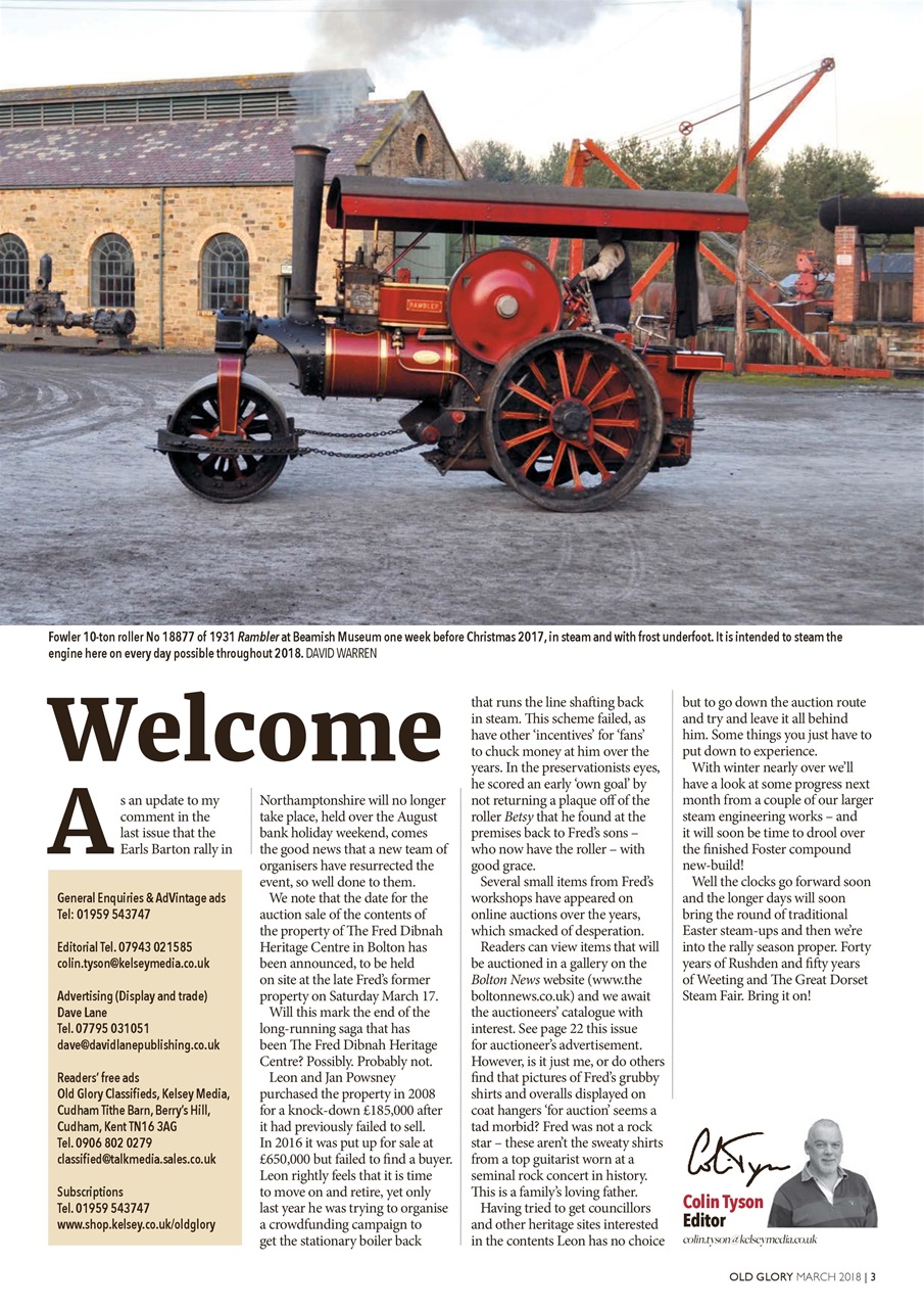 Old Glory Magazine Preview Pages