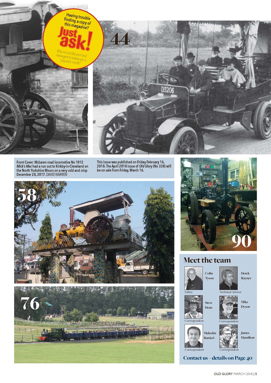 Old Glory Magazine Preview Pages