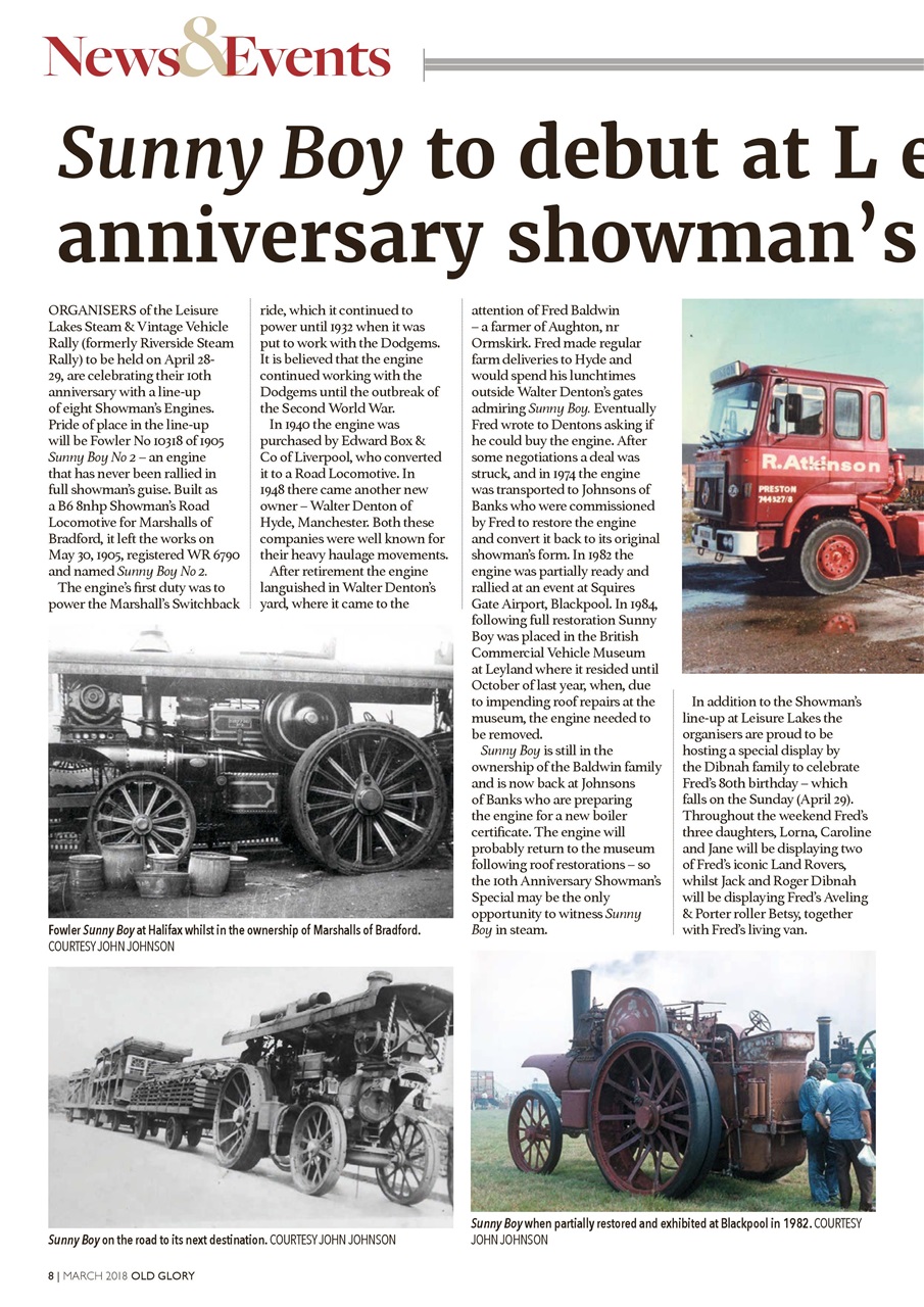 Old Glory Magazine Preview Pages