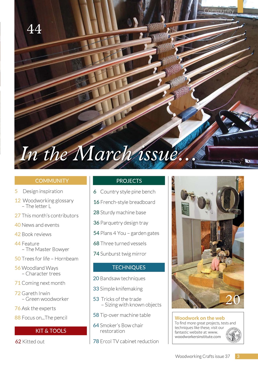 Woodworking Crafts Magazine Preview Pages