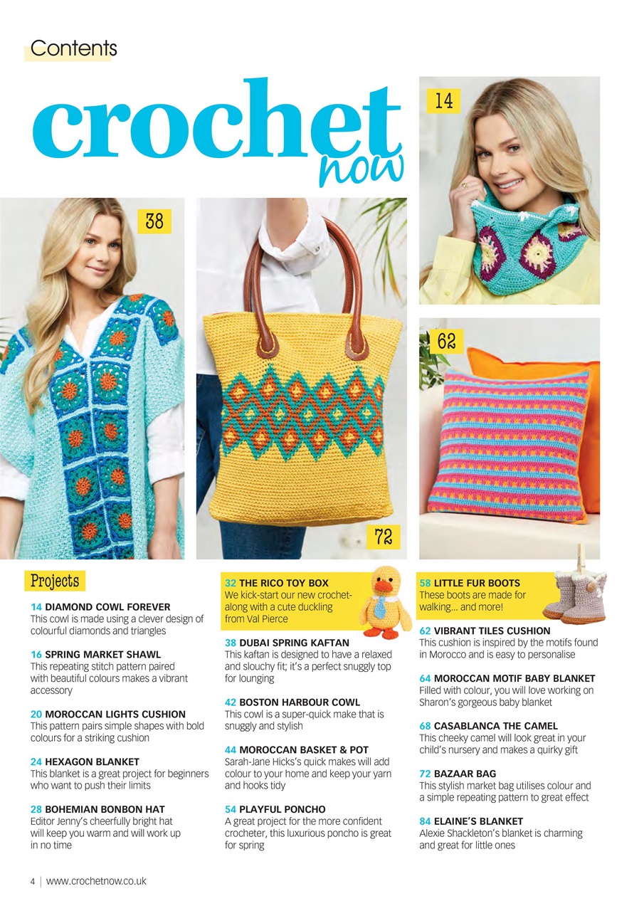 Crochet Now Magazine Preview Pages