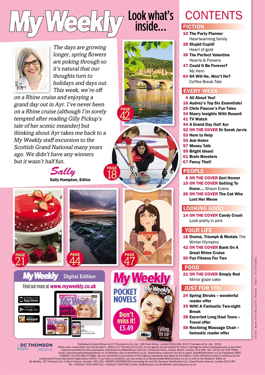 My Weekly Preview Pages