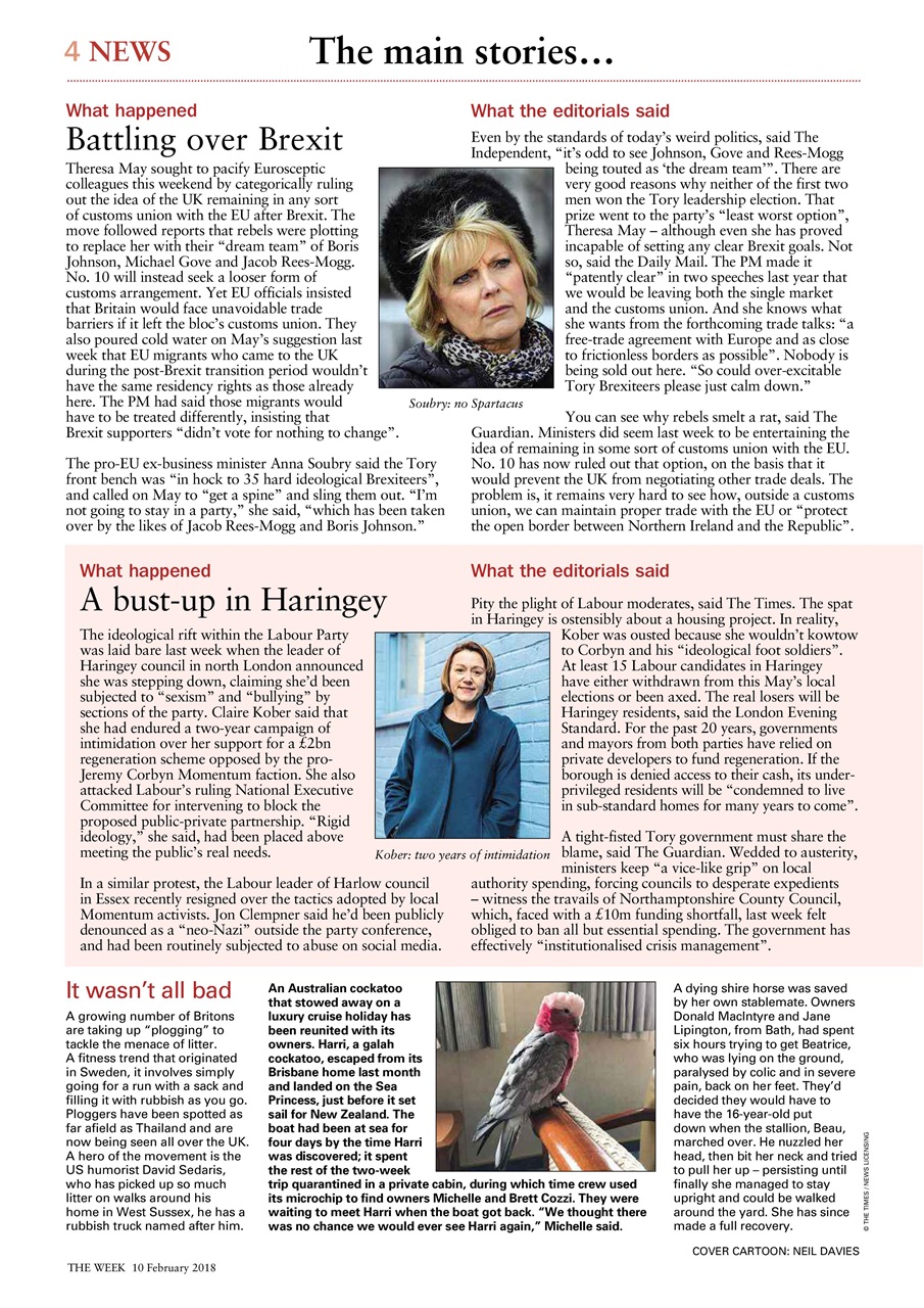The Week Preview Pages