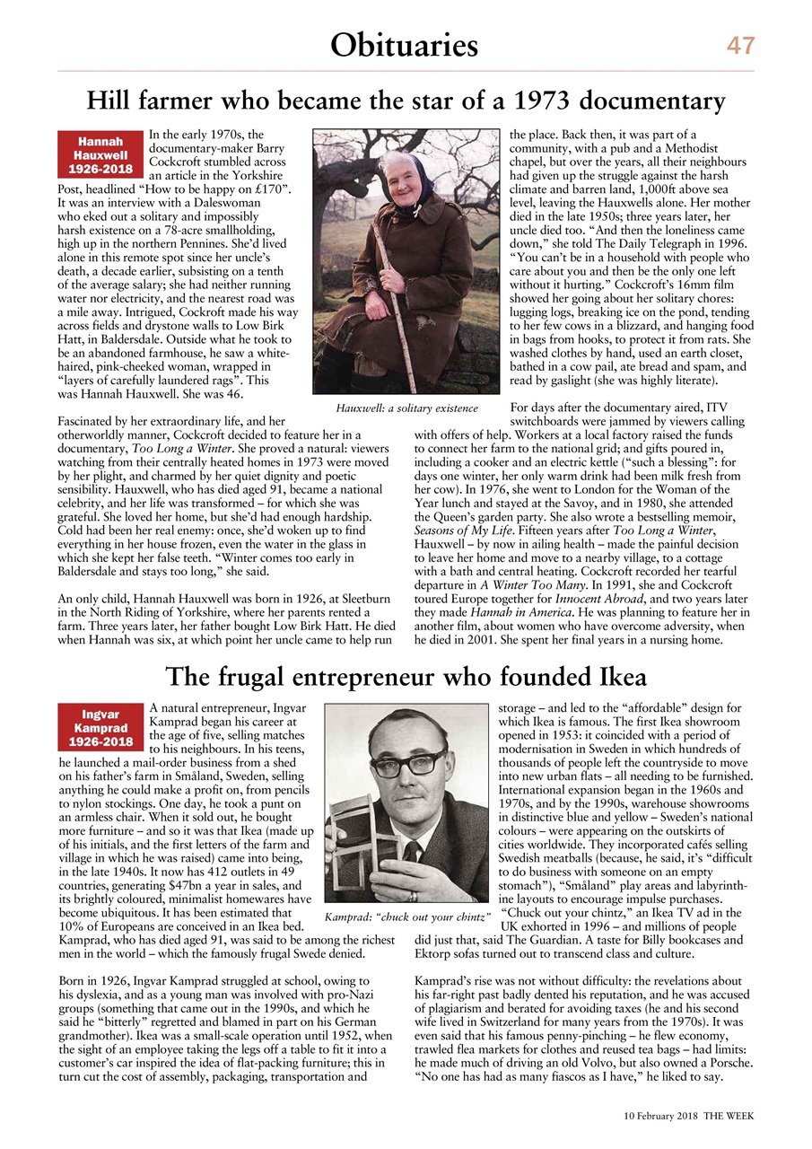 The Week Preview Pages