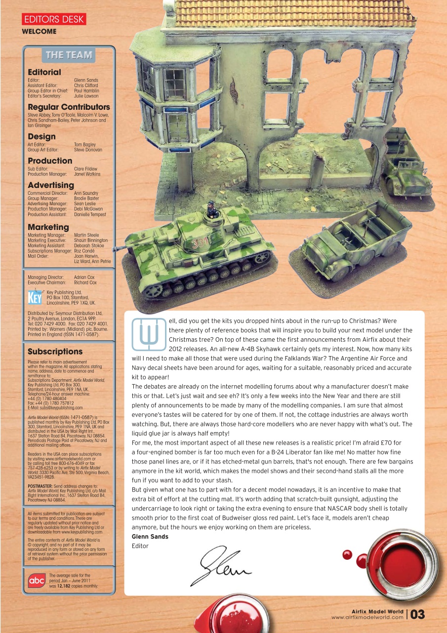 Airfix Model World Preview Pages