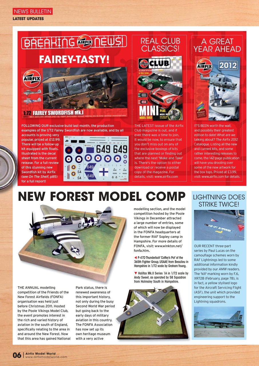 Airfix Model World Preview Pages