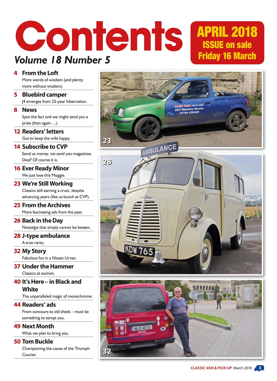 Classic Van & Pick-up Preview Pages