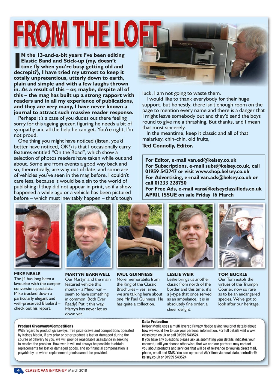 Classic Van & Pick-up Preview Pages