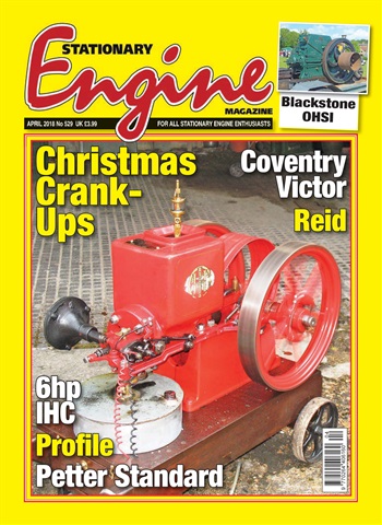 Stationary Engine issue April 2018