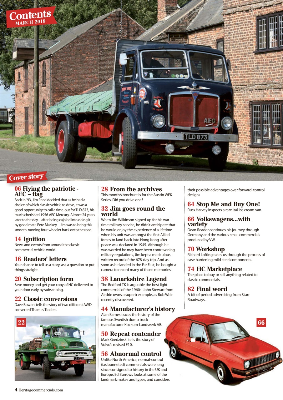 Heritage Commercials Magazine Preview Pages