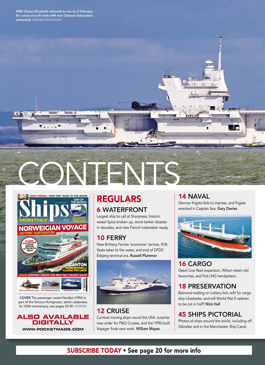 Ships Monthly Preview Pages