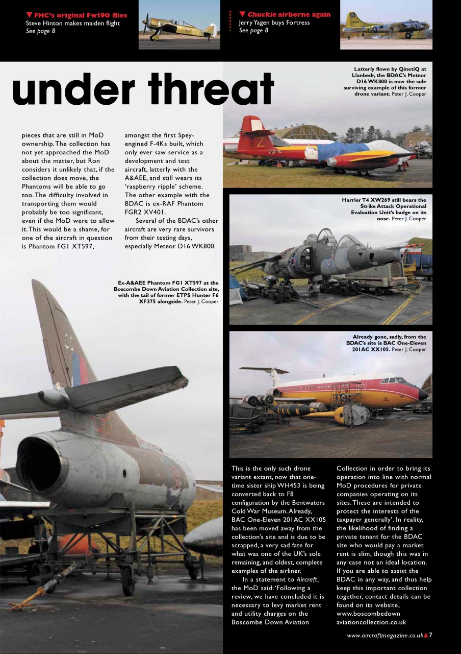 Classic Aircraft Preview Pages