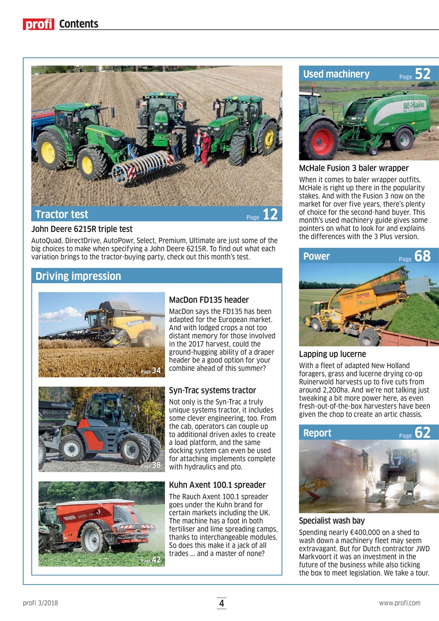 Profi International Preview Pages
