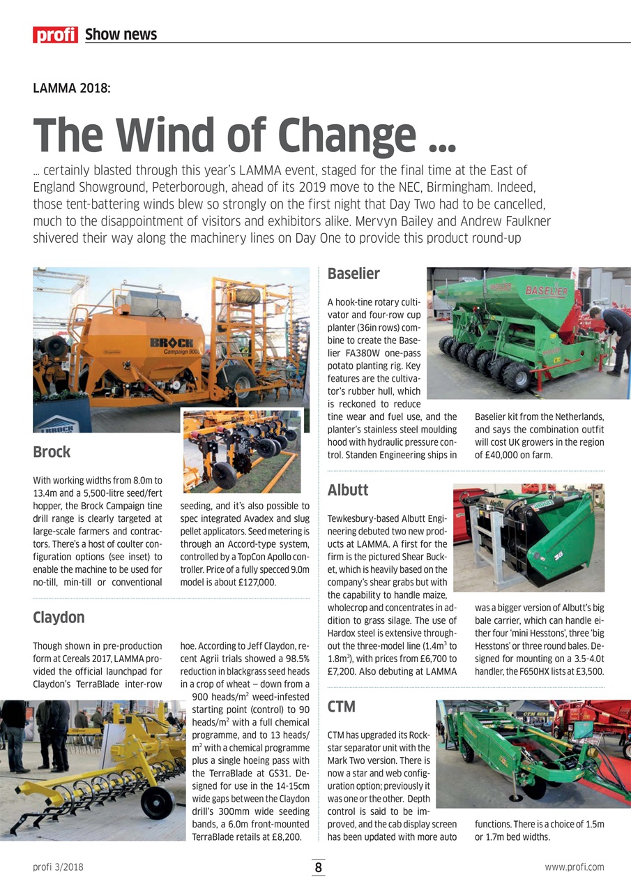 Profi International Preview Pages