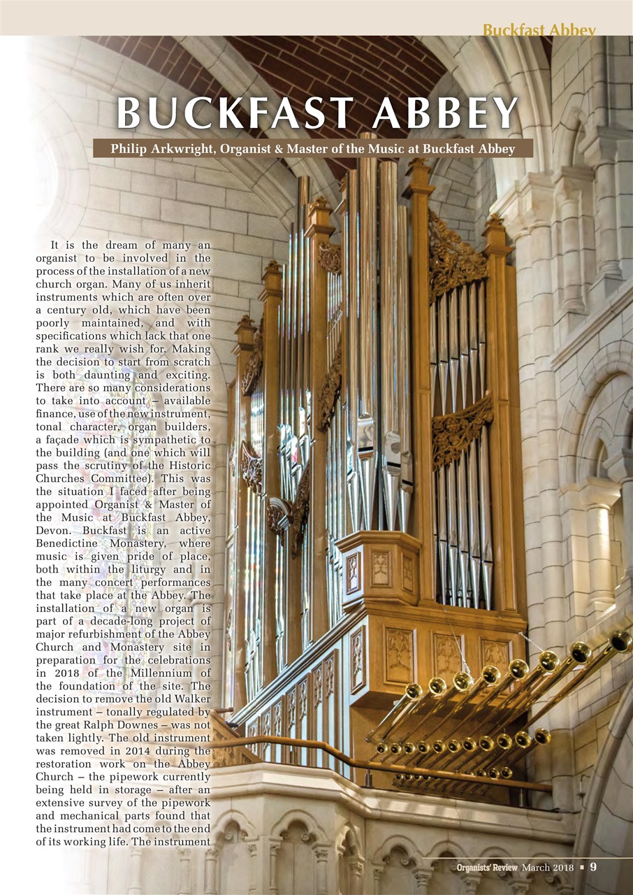 Organists' Review Preview Pages
