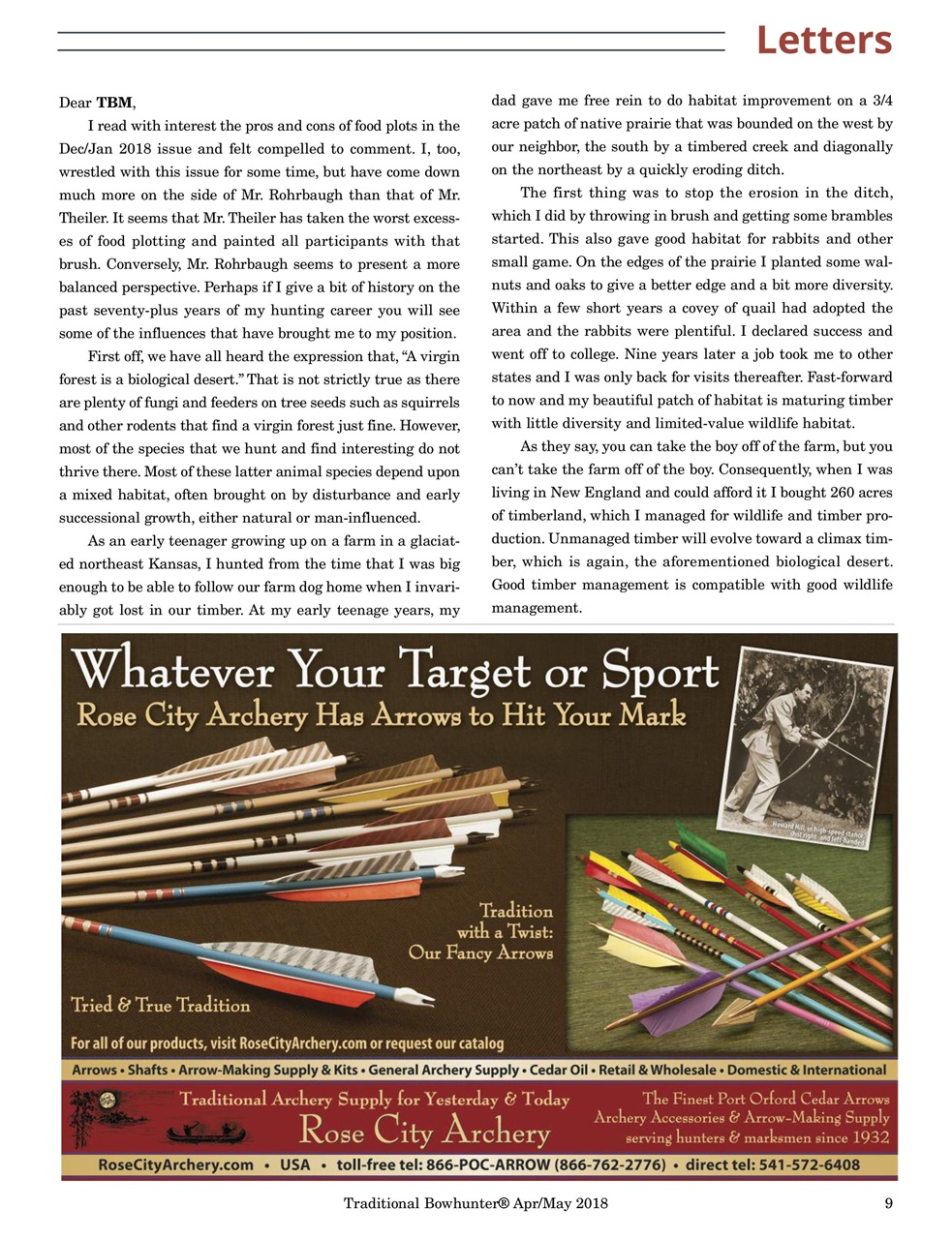 Traditional Bowhunter Magazine Preview Pages