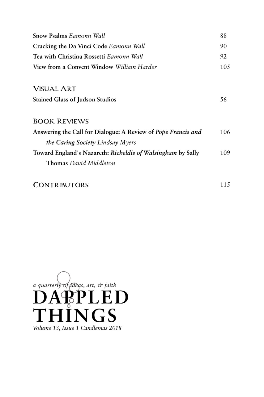 Dappled Things Preview Pages