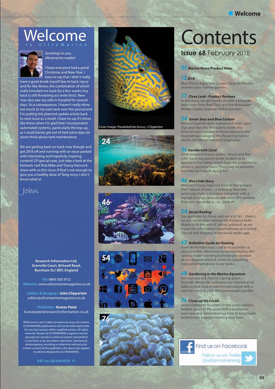 UltraMarine Magazine Preview Pages